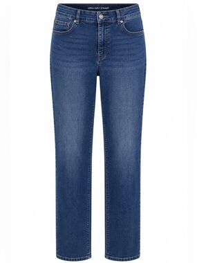 Tribal Sophia Curvy Straight Jeans Size 6 Medium Wash Stretch Denim